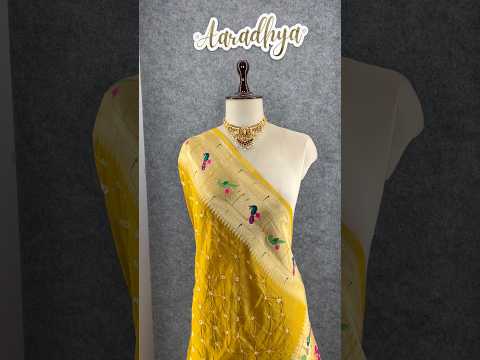 Luxury Fusion Bandhani Body & Paithani Pallu Saree