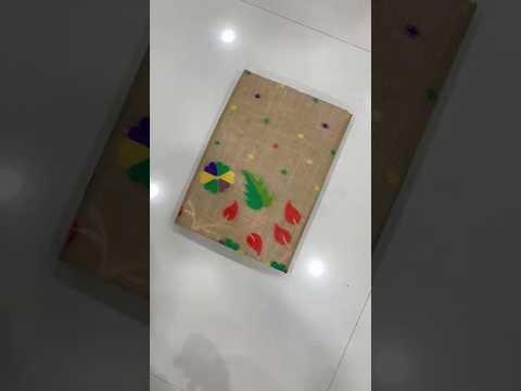 Soft Muga Cotton Jamdani Saree