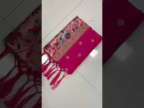 Pure Soft Kanchivaram Paithani Saree