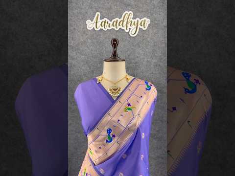 Pure Kanchipuram Paithani Silk Parrot Design Saree