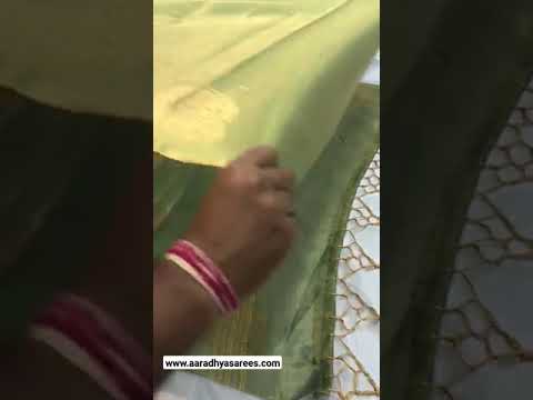 Royal Tissue Silk Zari Weaving & Mango Border Saree