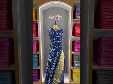 Ek Dani Bandhani With Pure Lagadi Patta Saree