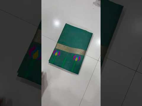 Soft Muga Cotton Meenakari Lotus Saree