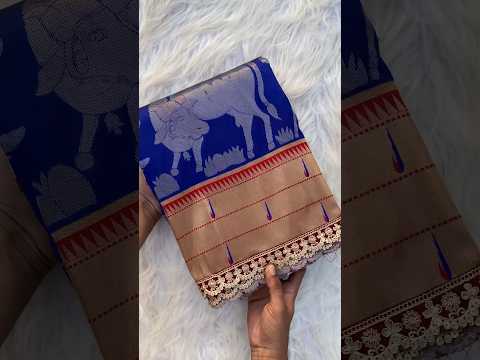 Soft Silk Pichwai Paithani Lace Saree