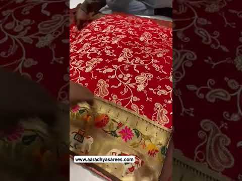 Lucknowi Paithani and Patola Fusion Saree