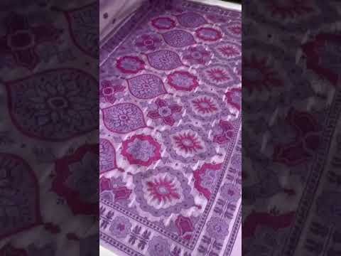 Traditional Pencil Art Soft Muga Cotton Saree