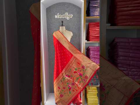 Pure Zari Triple Muniya Border Parrot Paithani Dupatta