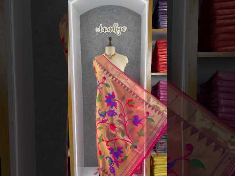 Paithani Soft Silk Lotus Jaal Dupatta