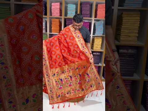 Bandhani Patola Silk Paithani Saree