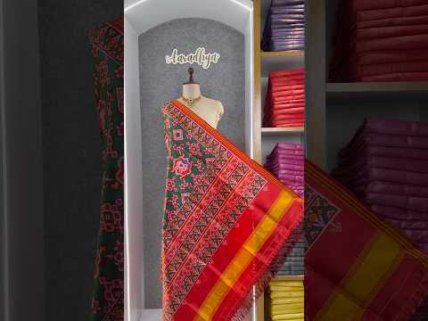 Patola Dupatta - Rajwadi Floral Soft Silk Patola Printed Dupatta