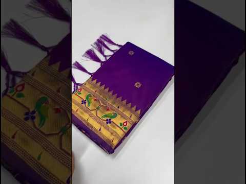 Paithani Silk Meenakari Weaving Saree