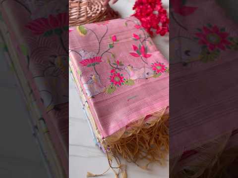 Premium Pichwai Soft Muga Cotton Paithani Saree