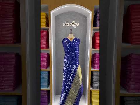 Ek Dani Bandhani With Pure Lagadi Patta Saree