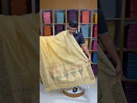 Soft Tussar Silk Pastel Paithani Saree