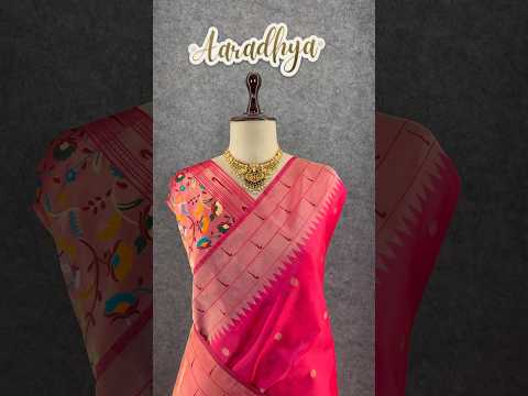 Akha Trij Meena Weaving Paithani Saree