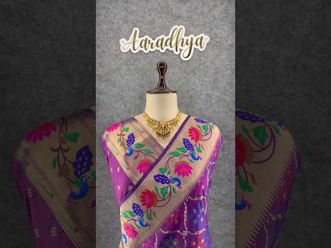 Pure Soft Silk Bandhani Patola Fusion Paithani Saree