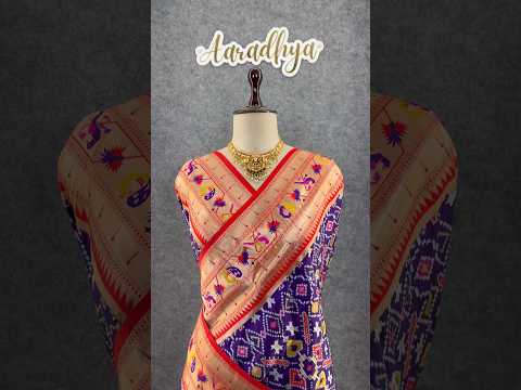 Traditional Kanchivaram Patola Paithani Silk Saree