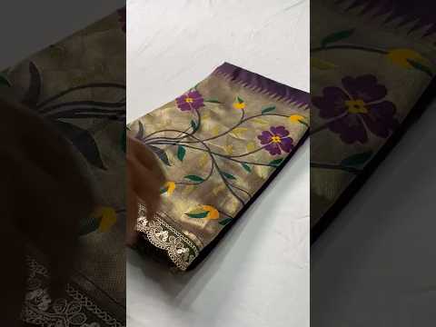 Sost Silk Paithani Scalloped Border Lace Saree