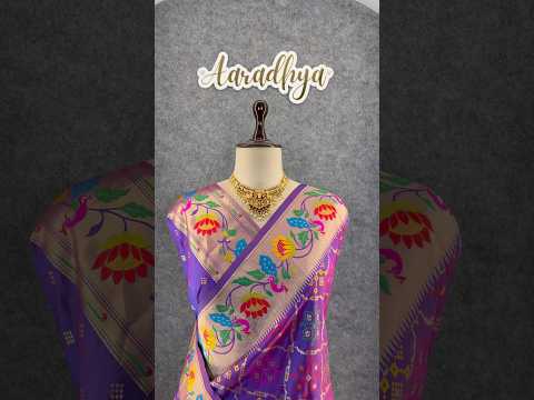Pure Soft Silk Bandhani Patola Fusion Paithani Saree