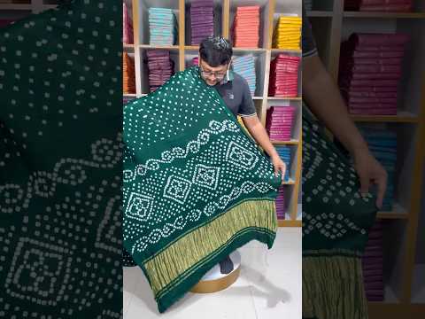 Ek Dani Bandhani With Pure Lagadi Patta Saree