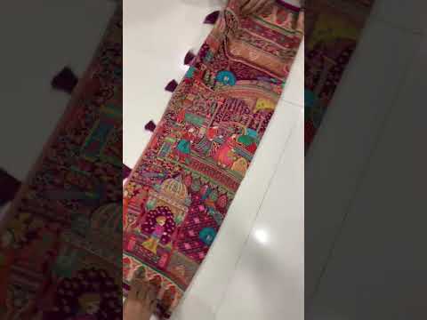 Royal Darbar Pashmina Silk Heritage Mughal Saree