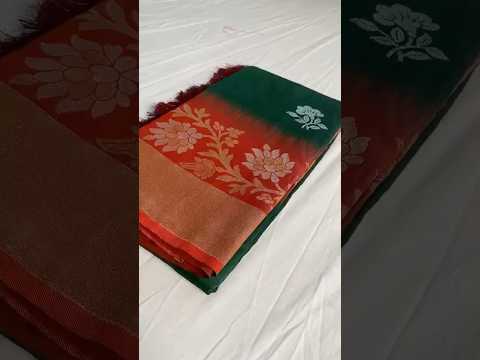 Dual Tone Contrast Pallu Designer Saree