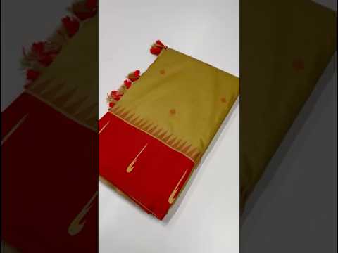 Handloom Soft Silk Muniya Border Rich Saree