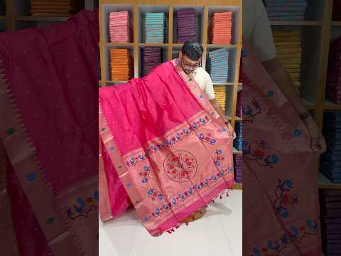 Soft Khadi Raw SIlk Mandap Paithani Saree