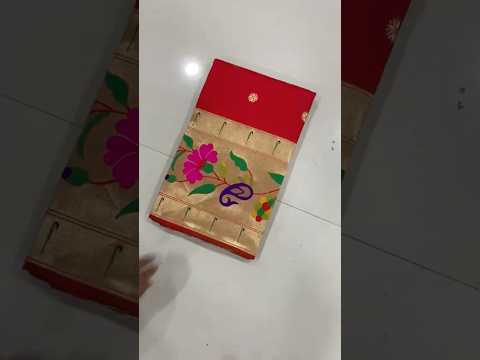 Soft Silk Mango Flower Design Paithani Saree