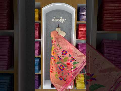 Dupatta - Pure Zari Floral Multicolor Weaving Paithani Dupatta