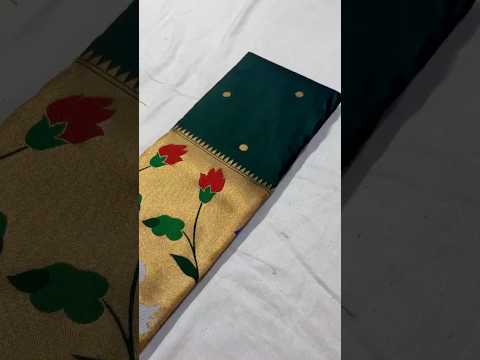 Half-Half Unique Paithani Silk Saree
