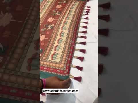 Malai Cotton Kalamkari Printed Saree