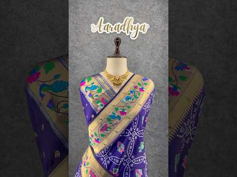 Bandhani Patola Silk Paithani Saree