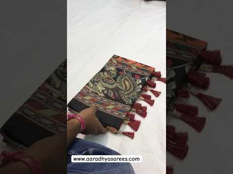 Soft Cotton Kalamkari Printed Saree