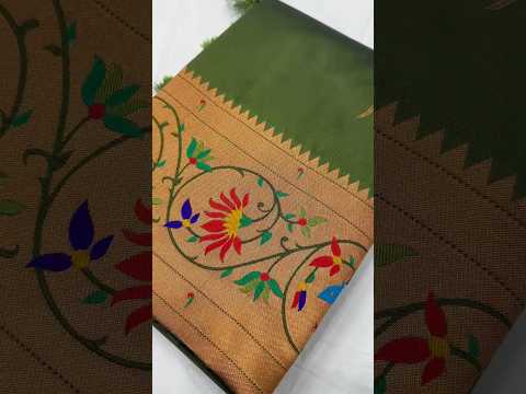 Harmony Paithani Soft Silk Meenakari Peacock Pallu Saree