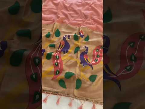Soft Muga Cotton Morni Weaving Saree