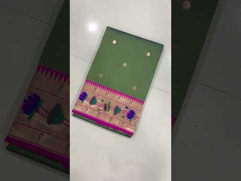 Pure Soft Silk Kanchivaram Lotus Paithani Saree