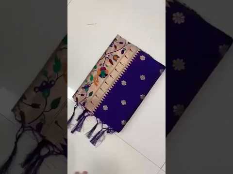 Pure Soft Kanchivaram Paithani Saree