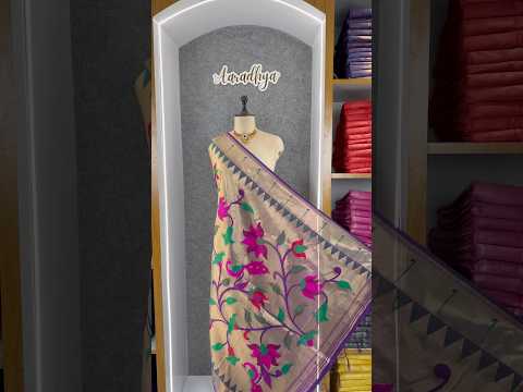 Paithani Soft Silk Lotus Jaal Dupatta