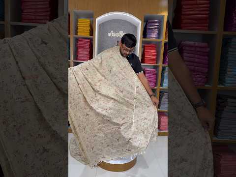 Tussar Silk Designer Embroidery Saree