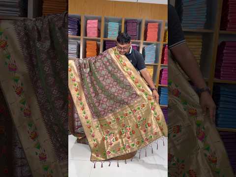Royal Kanchivaram Patola Paithani Silk Saree