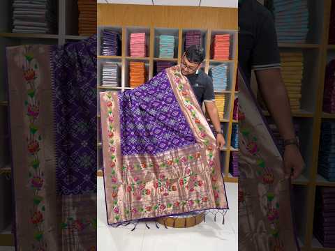Royal Kanchivaram Patola Paithani Silk Saree