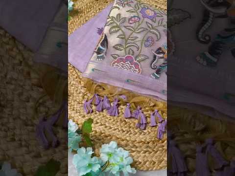 New Concept Resham Weaving Muga Cotton Paithani Saree