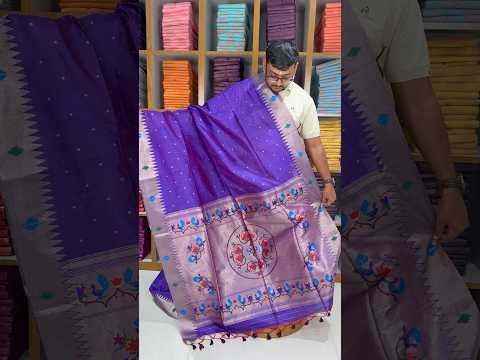 Soft Khadi Raw SIlk Mandap Paithani Saree