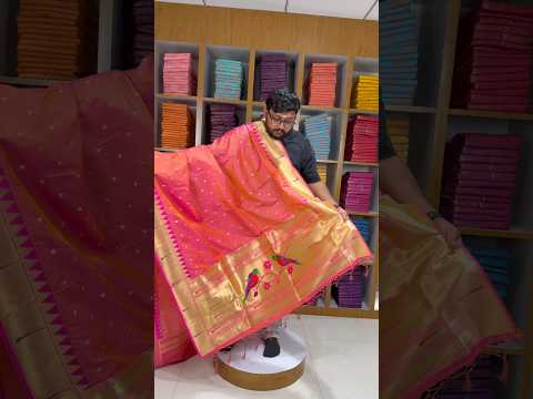 Pure Paithani Zari Border Parrot Motif Pallu Dupatta