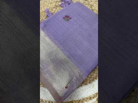 Pure Muga Cotton Lotus Paithani Saree