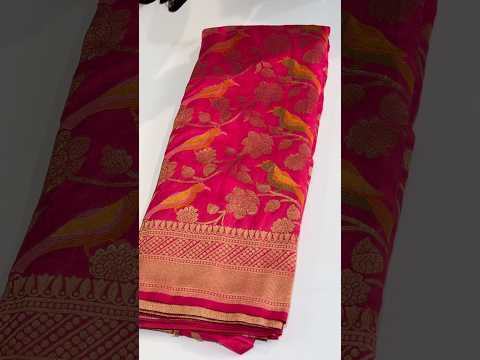 Banarasi Khadi Georgette Trending Saree