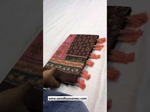 Soft Cotton Kalamkari Printed Pallu Saree