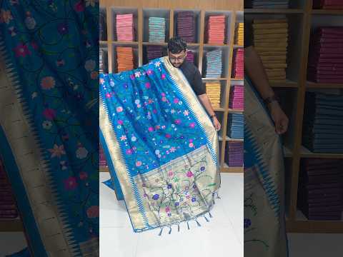 Janhvi Kapoor–Inspired Kanchivaram Paithani Silk Saree