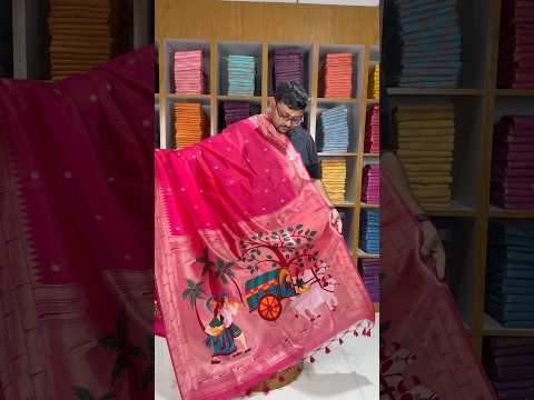 Akha Trij Meena Weaving Paithani Saree